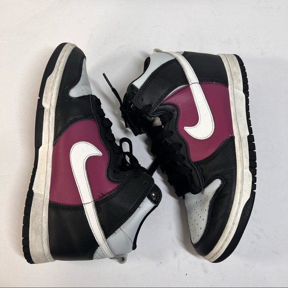 Nike WMNS Dunk High DD1869-005 Black Rosewood Pure Platinum Women's EUC Street - Picture 5 of 10